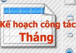 KẾ HOẠCH CÔNG TÁC THÁNG 11/2021